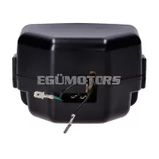 Fényszóró téglalap, fekete, 130mm, Tomos A35, moped, mokick
