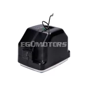 Fényszóró téglalap, fekete, 130mm, Tomos A35, moped, mokick
