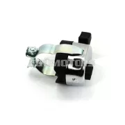 Kapcsolóház műanyag, matt fekete, krómozott rögzítőbilinccsel, Zündapp, Kreidler, Hercules, Puch, DKW, KTM, Rixe, Sachs, Simson