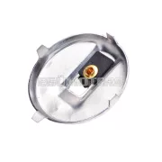 Gyújtáskapcsoló fedél, alumínium, ezüst, Simson, Duo 4/1, 4/2, KR 51/1, 51/2, SR4-2, SR4-3, SR4-4