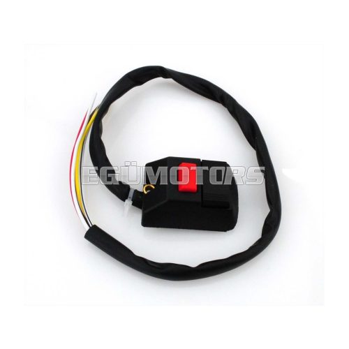 Switch low/high beam horn plastic black for Zündapp GTS 50, C 50 Sport, CS, KS, Hercules K Ultra MK, Kreidler Florett 54, Puch, KTM, Rixe, DKW, Sachs moped, moped, mokick