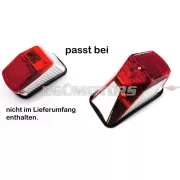 Hátsó lámpatartó 60x120mm, Kreidler Florett RS RMC LF LH egg tank, Zündapp KS 50, C 50 Super Type 441, Sport 517, Hercules, Puch, KTM, DKW, moped, mokick