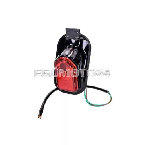 Hátsó lámpa rendszámtábla tartó 150mm, 85mm, 100mm, 50mm, 6 Volt 12 21 Watt 5, Harley, chopper, motorkerékpár átalakításhoz
