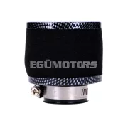 Légszűrő Powerfilter hab 35mm, 75x80mm, karbon mintás, egyenes, univerzális