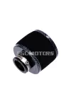 Légszűrő Powerfilter hab 28mm, 75x80mm, karbon mintás, egyenes, univerzális