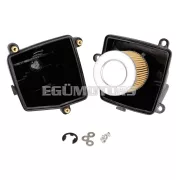 OEM Standard légszűrőház fekete műanyag, Zündapp CS 25, 50, CX Hai 50 Type 448, K 80 540, moped, mokick, KKR
