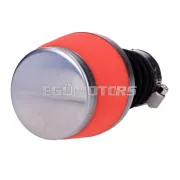 Légszűrő Powerfilter piros, 18-28mm, 60x115mm, 15mm Bing, Puch Maxi, Zündapp, Hercules, Kreidler, Sachs