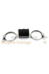Intake rubber 24/24mm 37mm with clamps for moped, moped, mokick