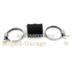   Intake rubber 24/24mm 37mm with clamps for moped, moped, mokick