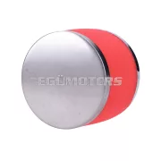 Légszűrő Powerfilter szivacs 28mm, 75mm, piros, krómozott, Puch, Zündapp, Hercules