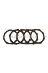 Clutch plates friction lining metal carrier set of 5 pieces for Honda MT 8, MB MBX 80, MTX 80 R, NSR, TRX 90