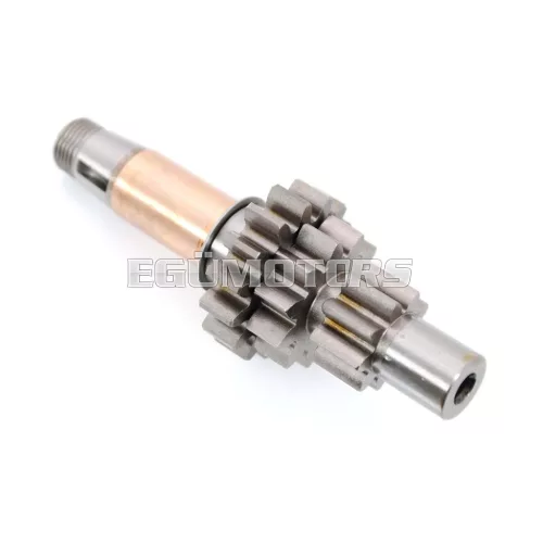 Előtéttengely acél, 0.8-2.2 LE, Hercules, Miele, DKW, KTM, Rixe, Gritzner, Göricke, moped, mokick