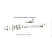 Távtartó gyűrű fém, 3 sebességes váltóhoz, Hercules, Miele, DKW, Rixe, KTM, Göricke, Gritzner