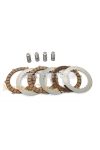 Clutch kit steel/bronze 5-piece with springs for Morini T4, TA5-6, Malaguti Ronco