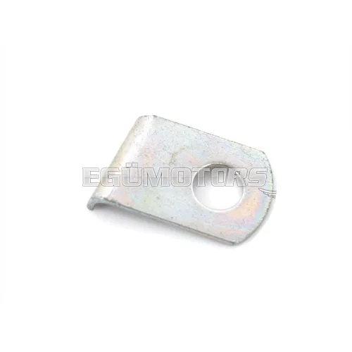 Rögzítőlemez ezüst, acél, Kreidler Florett, RMC, RS, LF, LH, TM, RM, Flory, MF 23