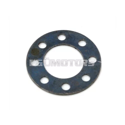 Távtartó alátét acél 16.5 x 31.5 1mm, Sachs 50/AM A, B, 50/AMA X, 50/AMAL I, SF, 50/A S, 50/2 MLC, 50/AMLC Mofa 25, 50/3 ML MLA NL, MLK AX, LKH, LH LKH LH, M, MLK, 2, 3, 4 sebességes motor, Hercules, Miele, DKW, Rixe, KTM, Göricke, Gritzner