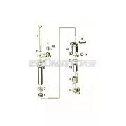 Váltócsapszeg acél 0249 053 008, Sachs 50//3 LS, 50/3 MB, 50/3MA X, Hercules, Miele, DKW, Rixe, KTM, Göricke, Gritzner