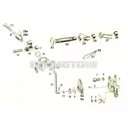 NTS Parts váltótű csapágy fém, ezüs, Hercules, Miele, DKW, KTM, Rixe, Gritzner, Göricke moped, mokick