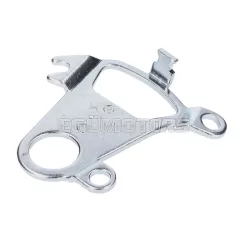  NTS Parts rögzítő lemez fém, ezüst, Hercules, Miele, DKW, KTM, Rixe, Gritzner, Göricke moped, mokick