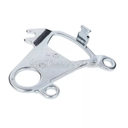 NTS Parts rögzítő lemez fém, ezüst, Hercules, Miele, DKW, KTM, Rixe, Gritzner, Göricke moped, mokick