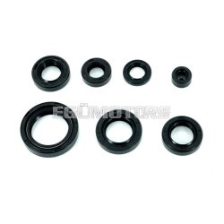 7-piece black oil seal set for Honda MTX 50, MBX NSR 50