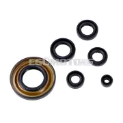 Tengelytömítés készlet 6 darab, fekete, Honda MT 5, 50, MB, MTX, MBX 80