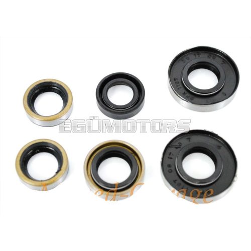 Simmering set 6-piece black for Puch, MV, MS, Monza