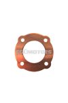 Cylinder head gasket copper 0.10mm flat for Zündapp, ZD, ZL, ZX, ZS, ZE, CS, CX, GTS, C Hai