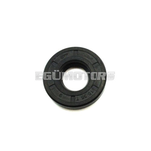 Simmering Drilastic 15x35x7mm black for Hercules Prima, Solo Moped 712 F Luxus, Komfort 25, Luxus Super Moped 713 Super-Luxus 40, 725 Mini-Bike, 726 Mokick 730, 731 Sport, 732 Sport