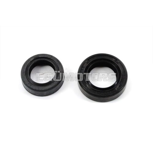 Oil seal set crankshaft 17x28x7mm 15x24x7mm black for Zündapp moped, mokick