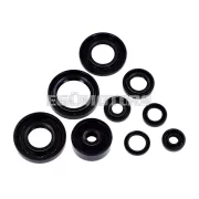 Motor szimering készlet 9 darab, fekete, Yamaha DT 80 LC, LC 2, RD 2