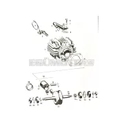 O-gyűrű 17.1 x 1.6mm fekete, Sachs 505, Hercules Prima, KTM, Rixe, DKW moped