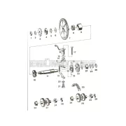 O-gyűrű Drilastic gumi 9 x 2mm fekete, Sachs 505, Hercules Prima, KTM, Rixe, DKW moped, Solo 712 F Luxus, Komfort 25, Luxus Super moped 713 Super-Luxus 40, 725 Mini-Bike, 726 Mini-Bike mokick, 730, 731 Sport, 732 Sport