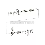 O-gyűrű Drilastic 13 x 1.5mm fekete, Hercules Prima, KTM, Rixe, DKW Mofa moped, Zündapp ZA ZR Prima Presto, Pronto, GT, GX, Kreidler Florett tojástank K 54, SX, Supra 2D