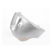 Henger légterelő burkolat alumínium, ezüst, Sachs 50, Hercules 217, 219, 218, 221, MP 1, P1, 2, 4, Hobby Rider, Lastboy, KTM, DKW, Miele, Göricke, Gritzner, Rixe
