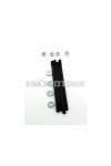 Stud bolt set M7 x 122mm black with nuts and washers for Zündapp C 50 Sport Type 517, 529, Super 441, GTS KS 530, CS 25, 50, CX, Hai, 448, R Roller, RS Roller 561, Star 1 462, 2 ZD, ZL, ZS, ZX, Combinette 428, 429, 433, 510, 511, 515, 516, Falconette 425