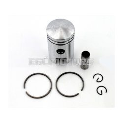   Piston set aluminum 37.97mm with piston rings 2mm and pin for Simson, SR 1, 2, 2E, KR 50