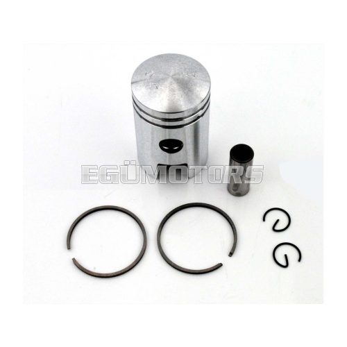 Piston set aluminum 37.97mm with piston rings 2mm and pin for Simson, SR 1, 2, 2E, KR 50