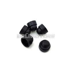   Anyakupak készlet 5 darab műanyag, fekete, M8, kulcsnyílás méret=13 mm