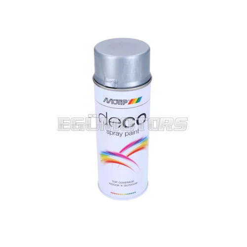 Spray festék Motip ezüst, 400ml, szórófejes