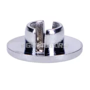 Takarókupak M10 hatszögletű csavarfejekhez, krómozott, 12 darab