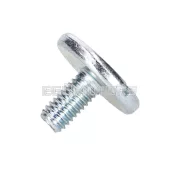 Laposfejű csavar DIN 921 M6x12, horganyzott