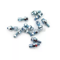   Sárvédő rugóstag tartó 5mm, M5x15mm, 12 darab, moped, mokick, kerékpár