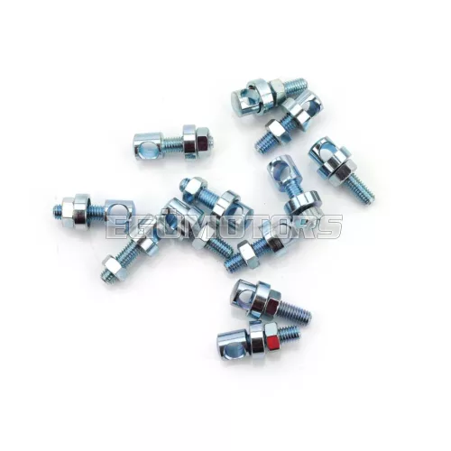 Sárvédő rugóstag tartó 5mm, M5x15mm, 12 darab, moped, mokick, kerékpár