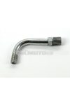 Throttle cable pipe bend 90 degrees with adjusting screw M6 60mm for Zündapp Bergsteiger, Hercules Prima M, Kreidler Flory, Florett, MF, MP, DKW, KTM, Rixe, Miele, Puch Maxi, GTS, C, ZD, ZR, ZA, CS, CX, Hai
