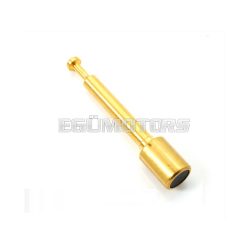   Starting piston for Bing brass 10mm for Zündapp KS 80, Hercules, Kreidler, Puch