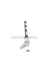 Fuel tap vacuum metal silver for Piaggio, APE TM