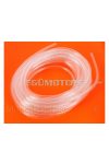 Fuel hose 10 meter 7 x 10mm transparent for Zündapp GTS, KS, C, CS, CX, Hai, ZD, Bergsteiger R, Combinette, Kreidler Florett RS, RMC, LF, LH, TM, Flory MF, MP, Hercules Prima KX, GT, GX, M, K, MK, Puch Maxi, Monza, DKW, Miele, KTM