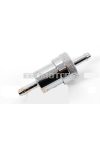 Fuel filter aluminum 8mm washable for Zündapp, Kreidler, Hercules, Puch, Miele, Simson, DKW, KTM, moped, moped, mokick
