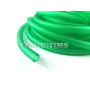 Üzemanyagcső 5 méter, 6 x 9mm, zöld átlátszó, Zündapp, Kreidler, Hercules, Puch